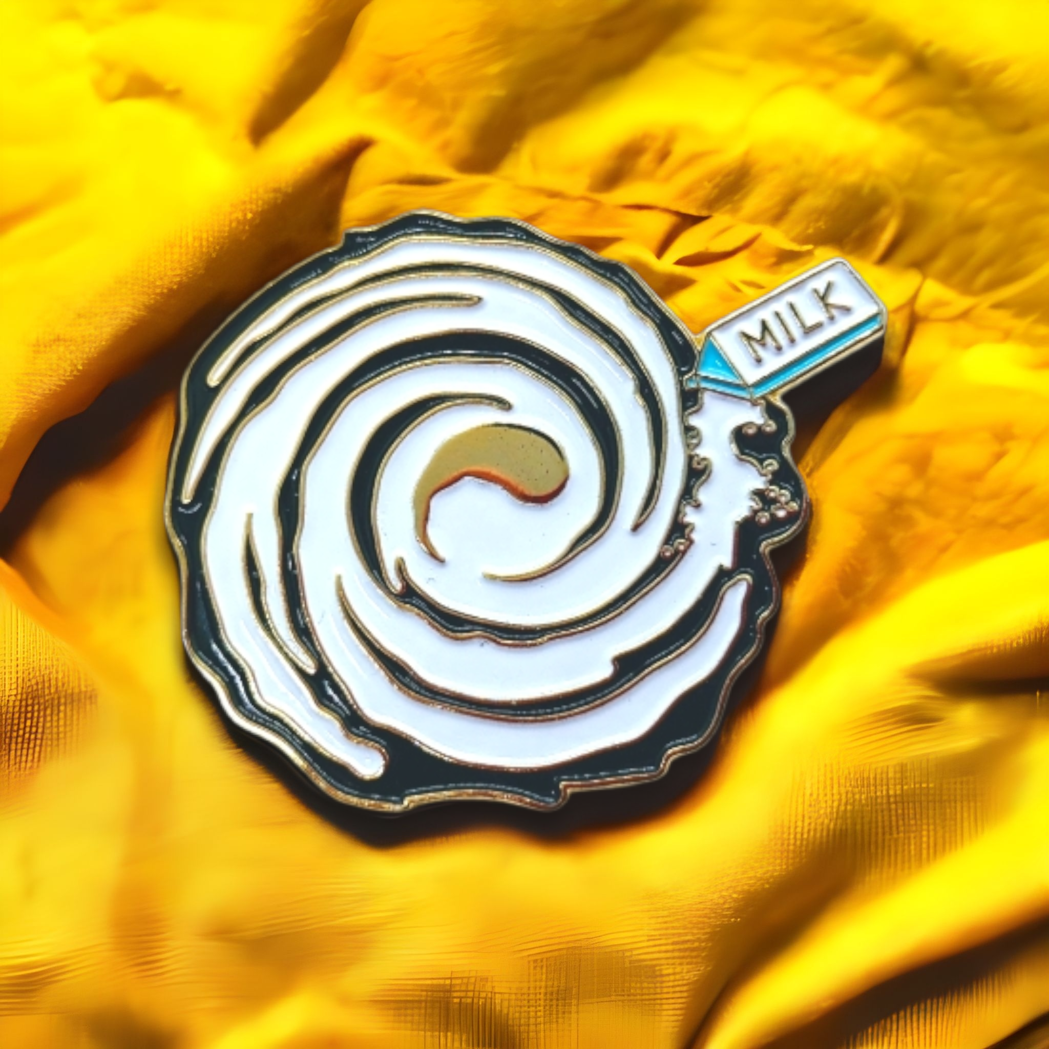 PINtelligentsia - Wholesale Lapel Pin/Button - Milky Way Enamel Pin - "Whole Milk-y Way" Funny Pun Pin!7