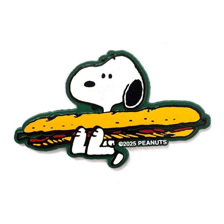 Three Potato Four - Wholesale Magnet - 3P4 x Peanuts® - Snoopy Sandwich Classic Fridge Magnet