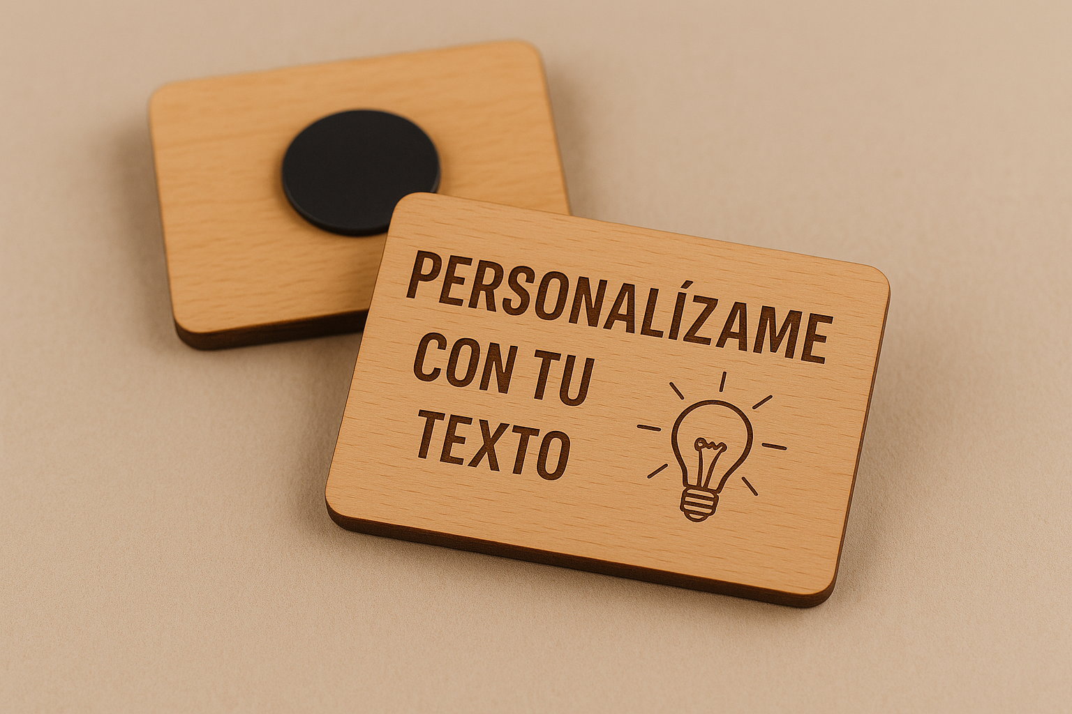 Fustik - Vente Aimants - Aimant en bois personnalisable5