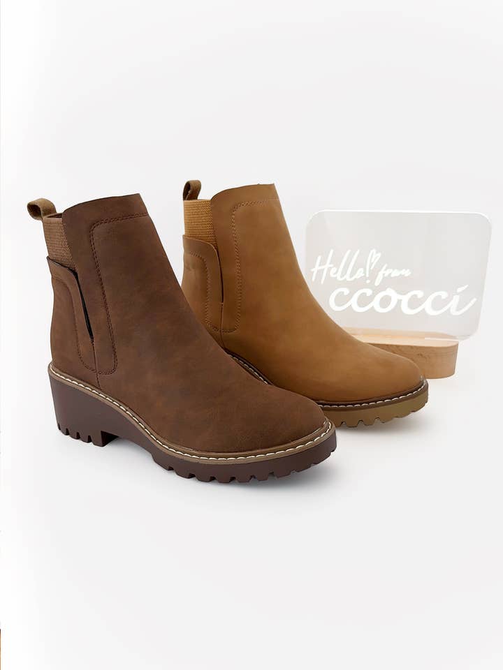 CCOCCI - Wholesale Chelsea Boots - Women's - AGENDA-11 ROUND TOE CHELSEA ANKLE BOOT1