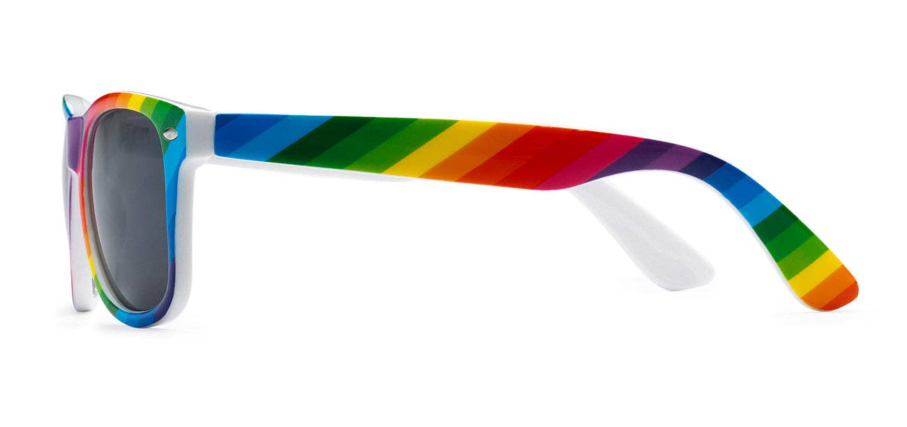 Luna Sunglasses - Wholesale Sunglasses - Unisex - RETRO REWIND WF01-RNB RAINBOW SUNGLASSES7