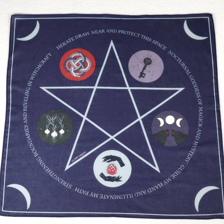 Lady Moon Co.® - Wholesale Bandana - Women's - Altar Cloth Bandana: Hekate1