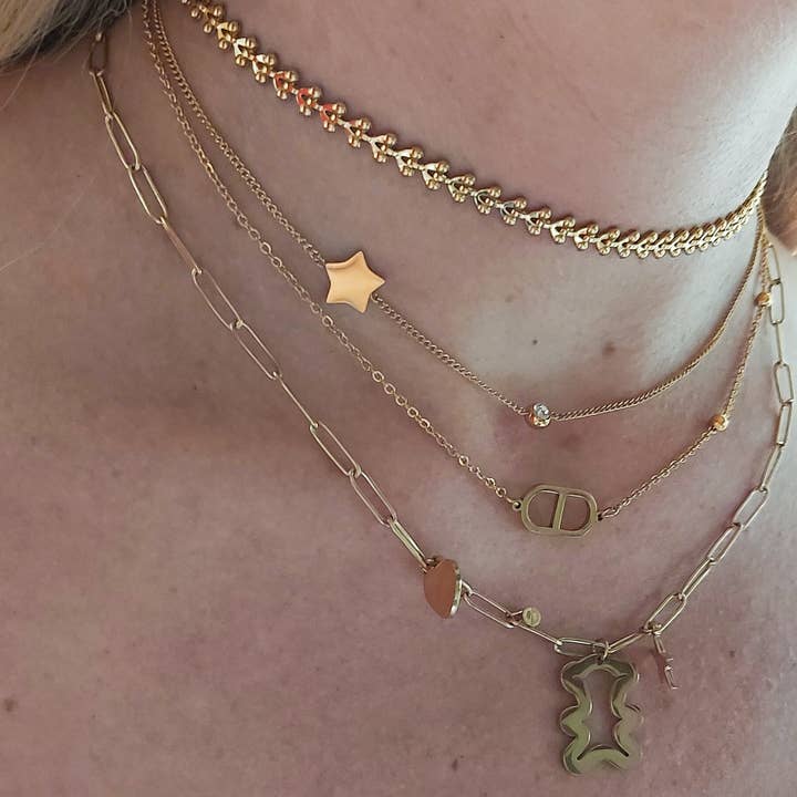 Daemon srls - Wholesale Jewelry Set - ELLIE ~ Set 3 collane abbinate in acciaio inossidabile6