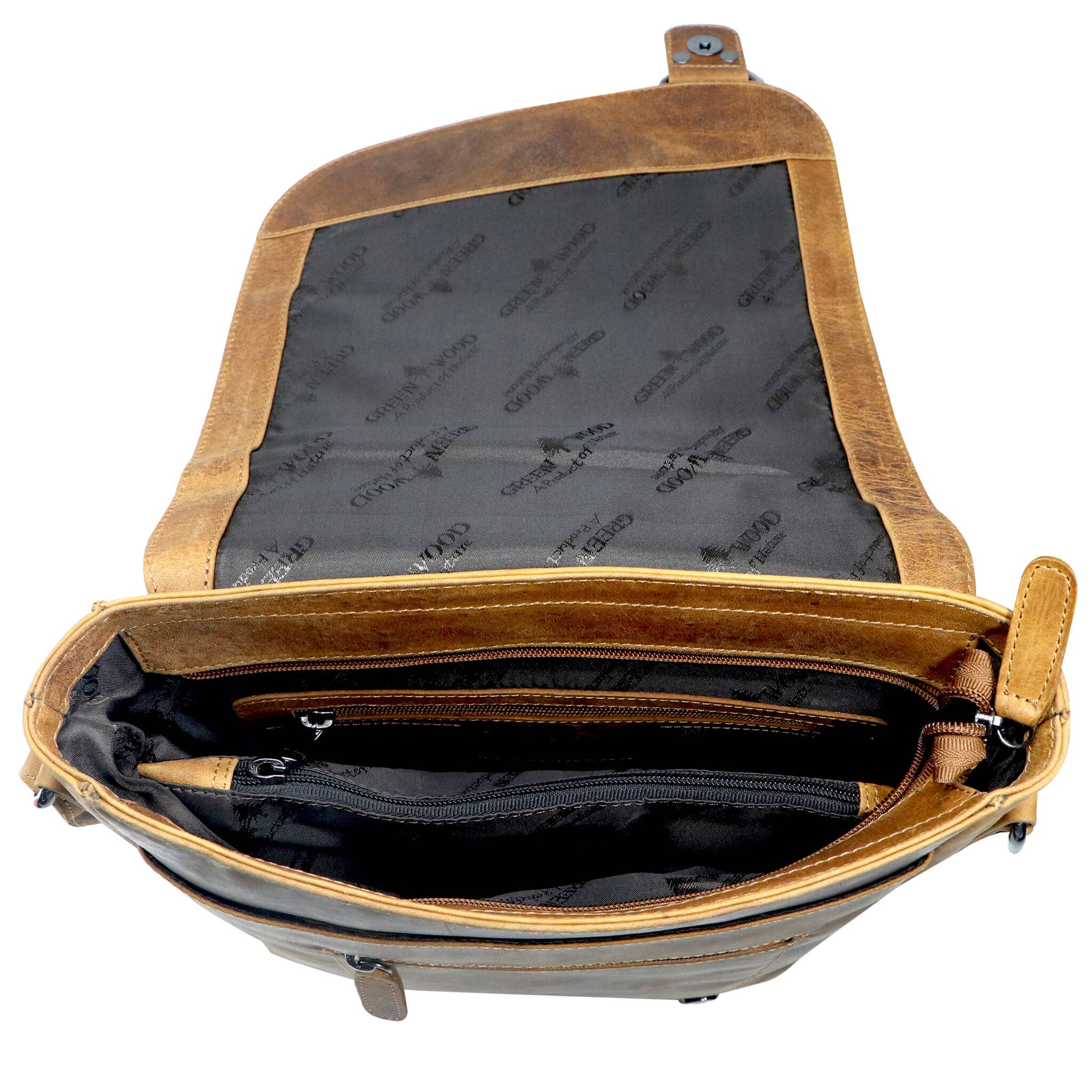 Greenwood - Wholesale Messenger Bag - Unisex - Hedwig A4 leather women's shoulder bag for men10