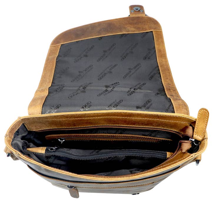 Greenwood - Wholesale Messenger Bag - Unisex - Hedwig A4 leather women's shoulder bag for men10