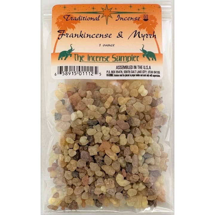 Traditional Incense - Frankincense & Myrrh Resin for wholesale by The Incense Sampler Works