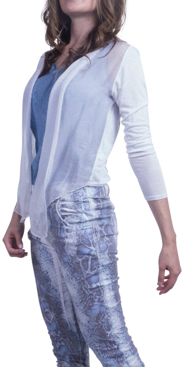 Gigi Moda - Wholesale Cardigan - Women's - Silk Front Cardigan10