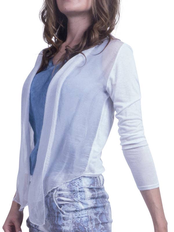 Gigi Moda - Wholesale Cardigan - Women's - Silk Front Cardigan10