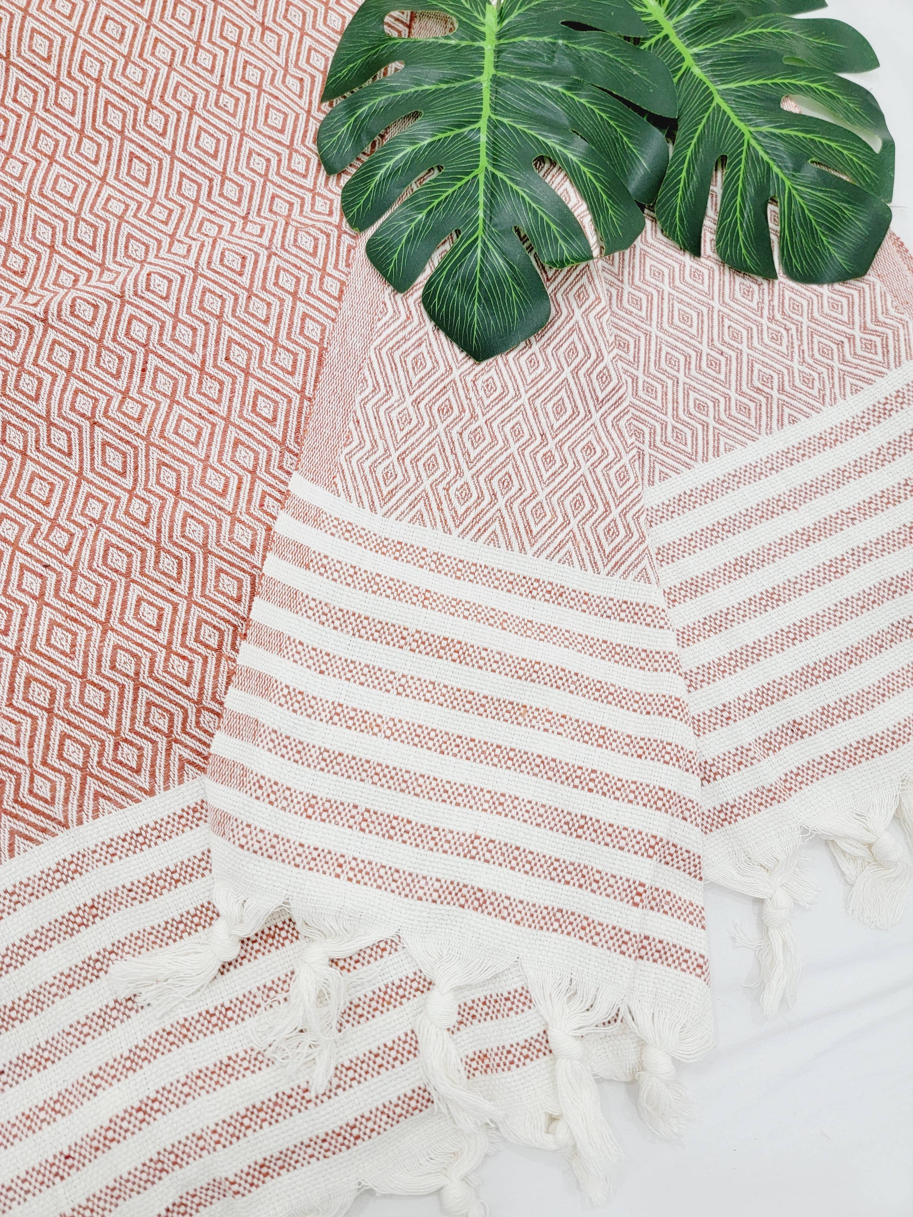 EBRU Home – Großhandel Überwurfdecke – 10 Überwürfe und Bettüberwürfe, Baumwolle gewebt, Handgewebt10