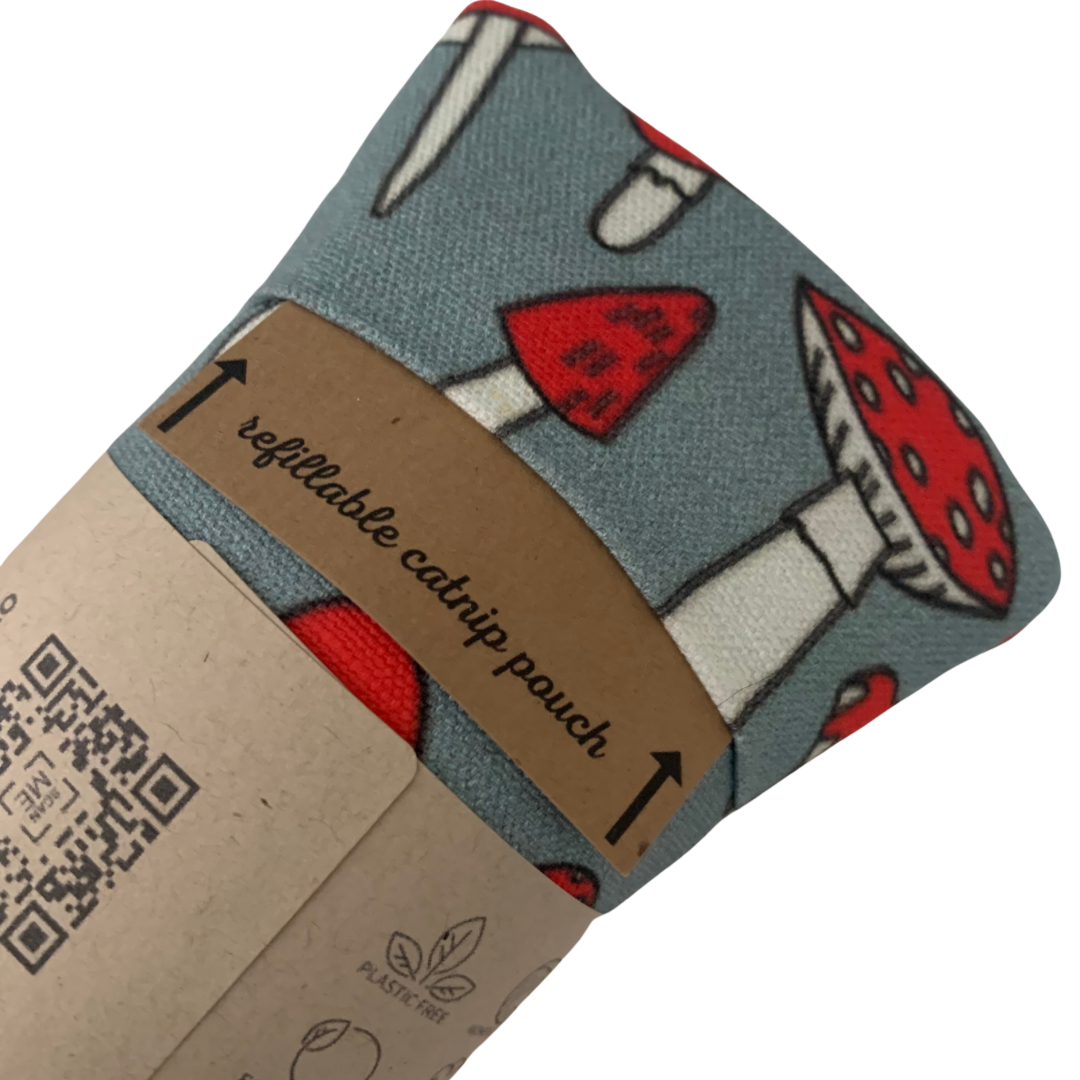 Ciao Gatto Cat Market - Wholesale Pet Toy - Cat - Frida’s Fungus Fields Organic Catnip Cat Kicker1