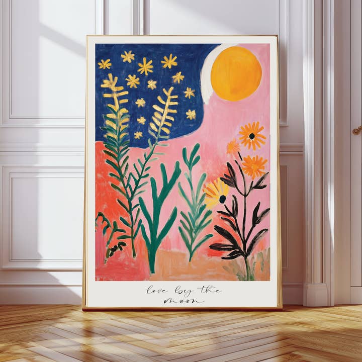 Impressão Artística Viva Pela Lua por atacado de Kumo Art Prints