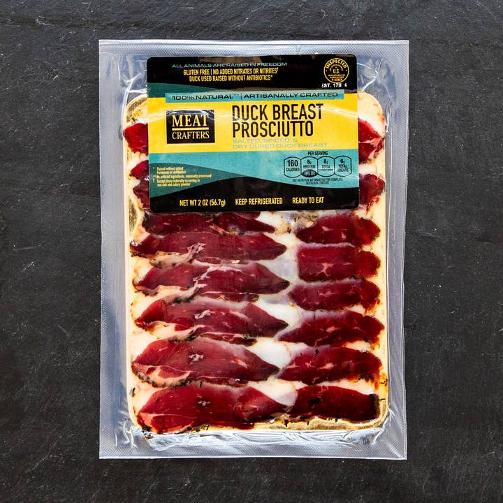 MeatCrafters Inc. - Wholesale Salami - Classic Dry-Cured Moulard Duck Breast Prosciutto: Pre-Sliced0