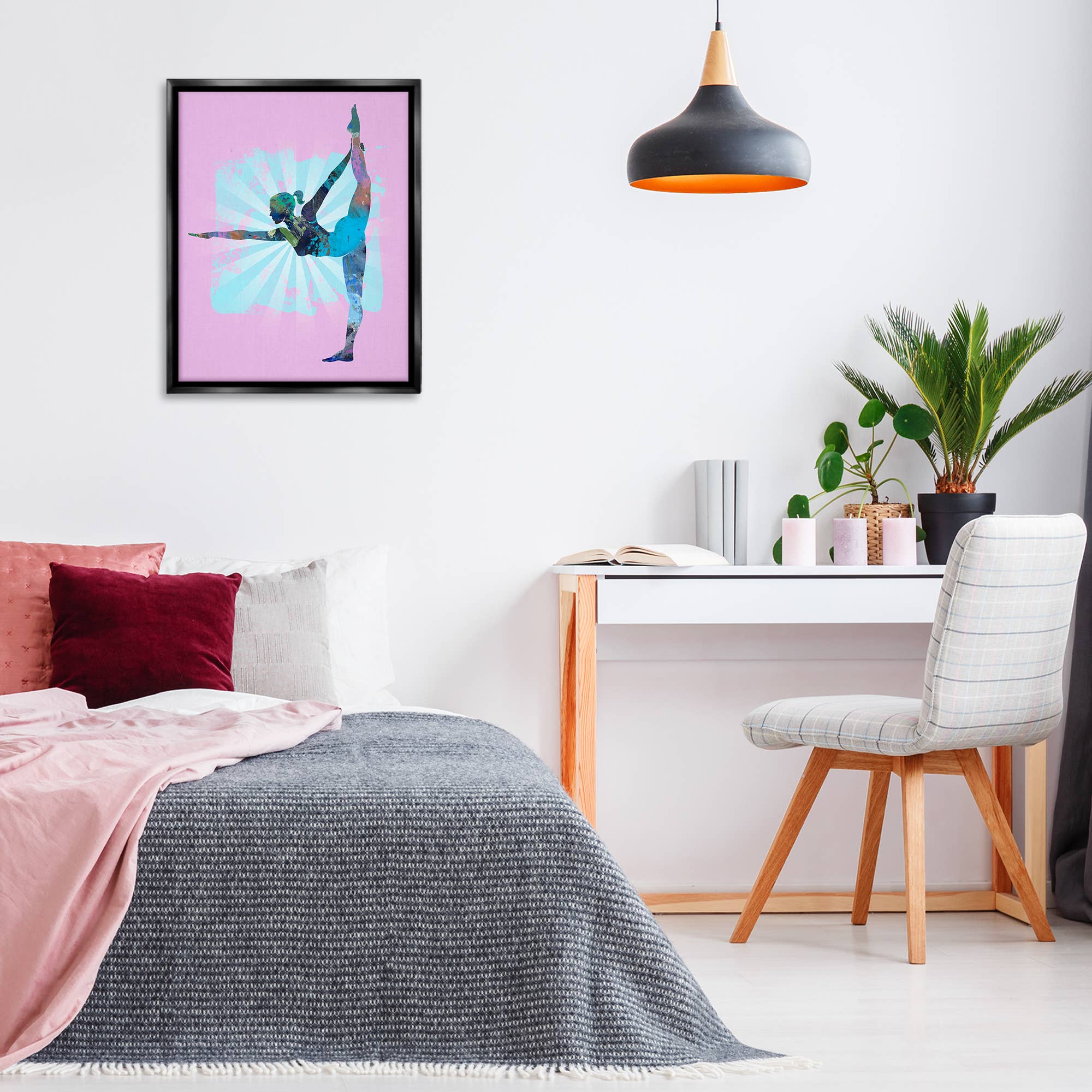 Stupell Industries - Wholesale Wall decor – Kids & Baby - Stretching Mindful Exercise Floater Framed Art3