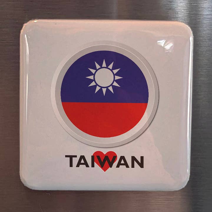 I Love Taiwan Fridge Magnet for wholesale by PhiloPerse