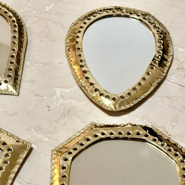 romeda - Wholesale Wall Mirror - Gold decorative mirrors, Brass wall decorative mirror11