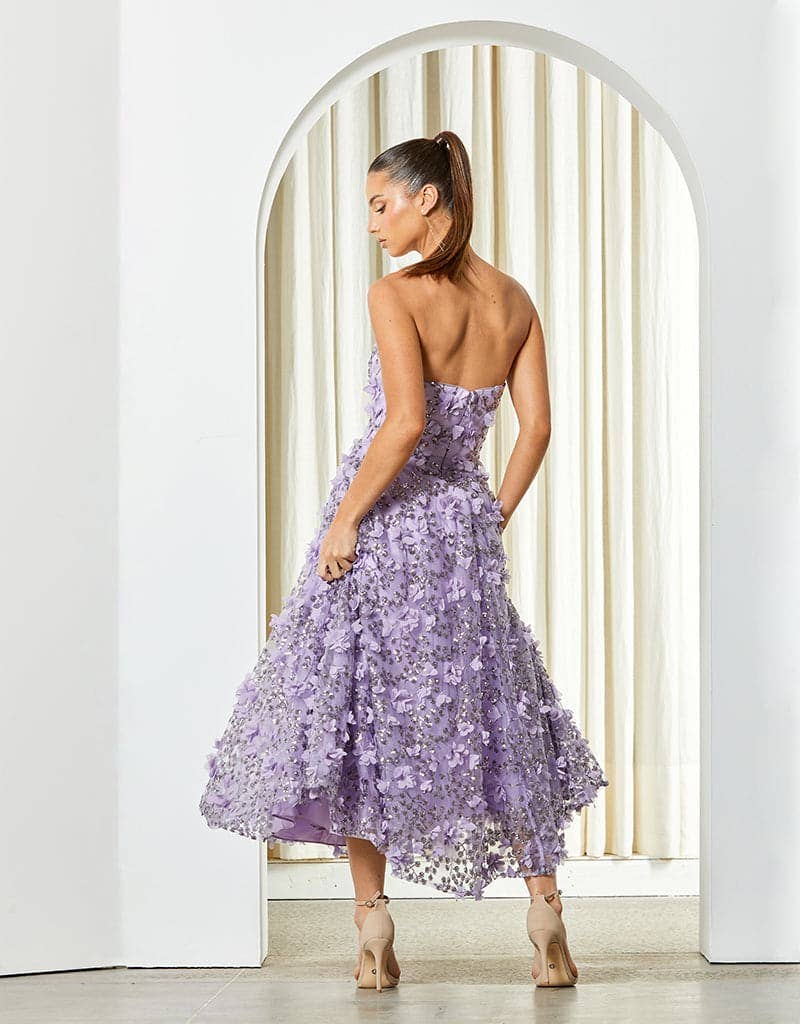 Bariano - Wholesale Dress - Women's - ADELA SWEETHEART PETAL MIDI B41D01S18