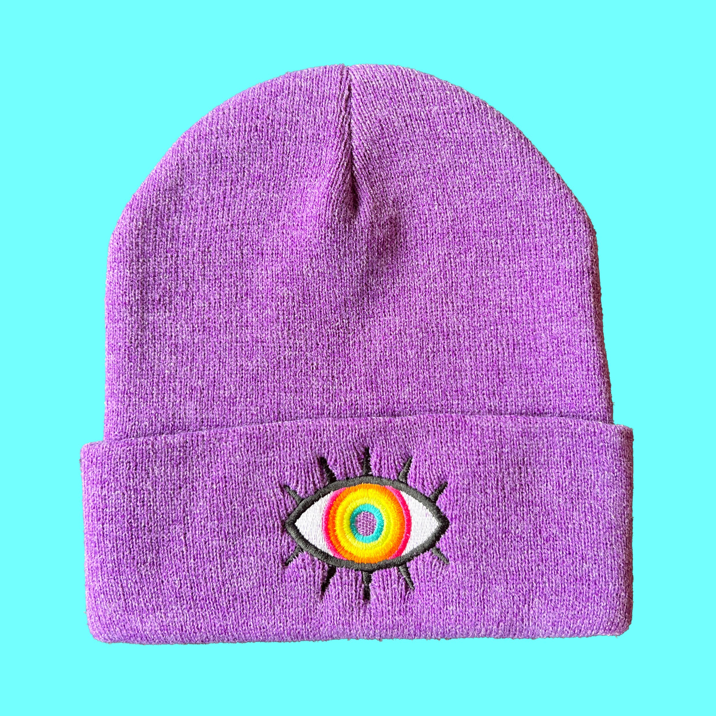 Wokeface - Wholesale Beanie - Unisex - Rainbow Eye Beanie5