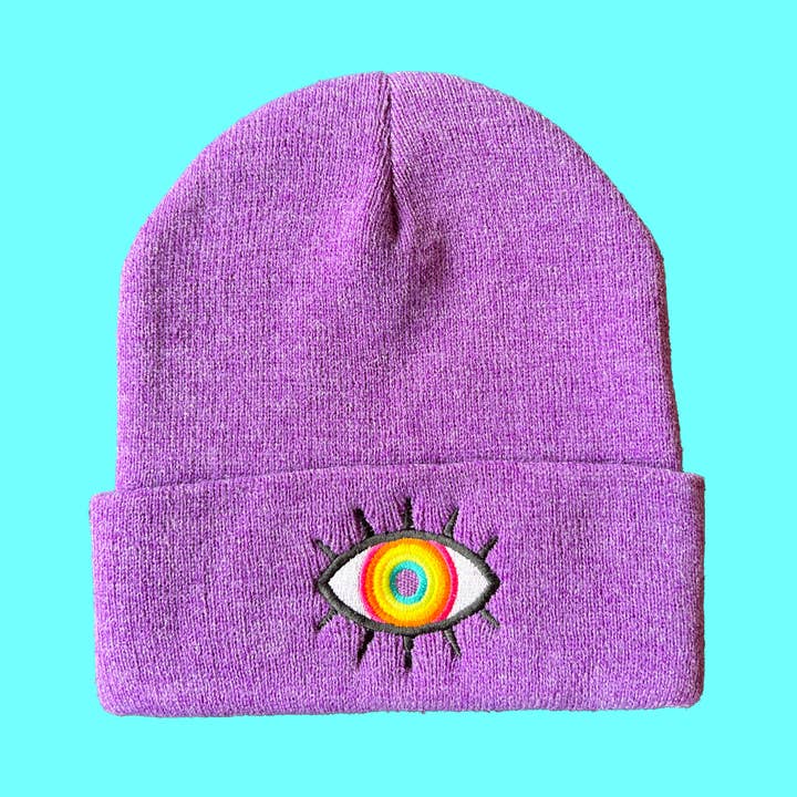 Wokeface - Wholesale Beanie - Unisex - Rainbow Eye Beanie5
