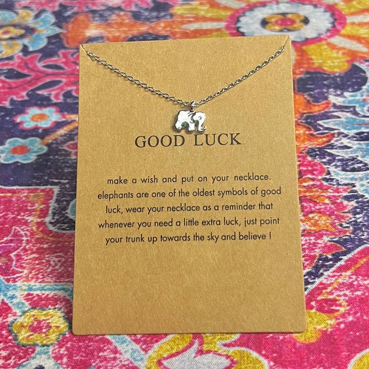 Briano Wholesale - Wholesale Pendant/Charm Necklace - Inspirational Make a Wish Necklaces With Card6