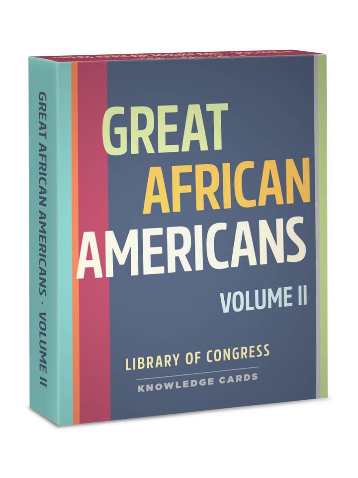 Great African Americans, Vol. II Knowledge Cards for wholesale by Pomegranate