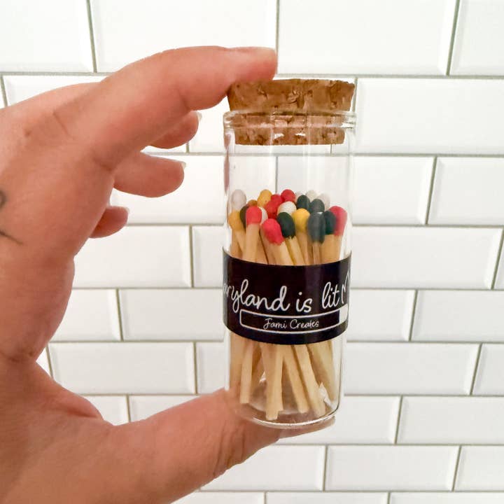 Jami Creates - Wholesale Match Holder - Maryland Is Lit Matchstick Holder1