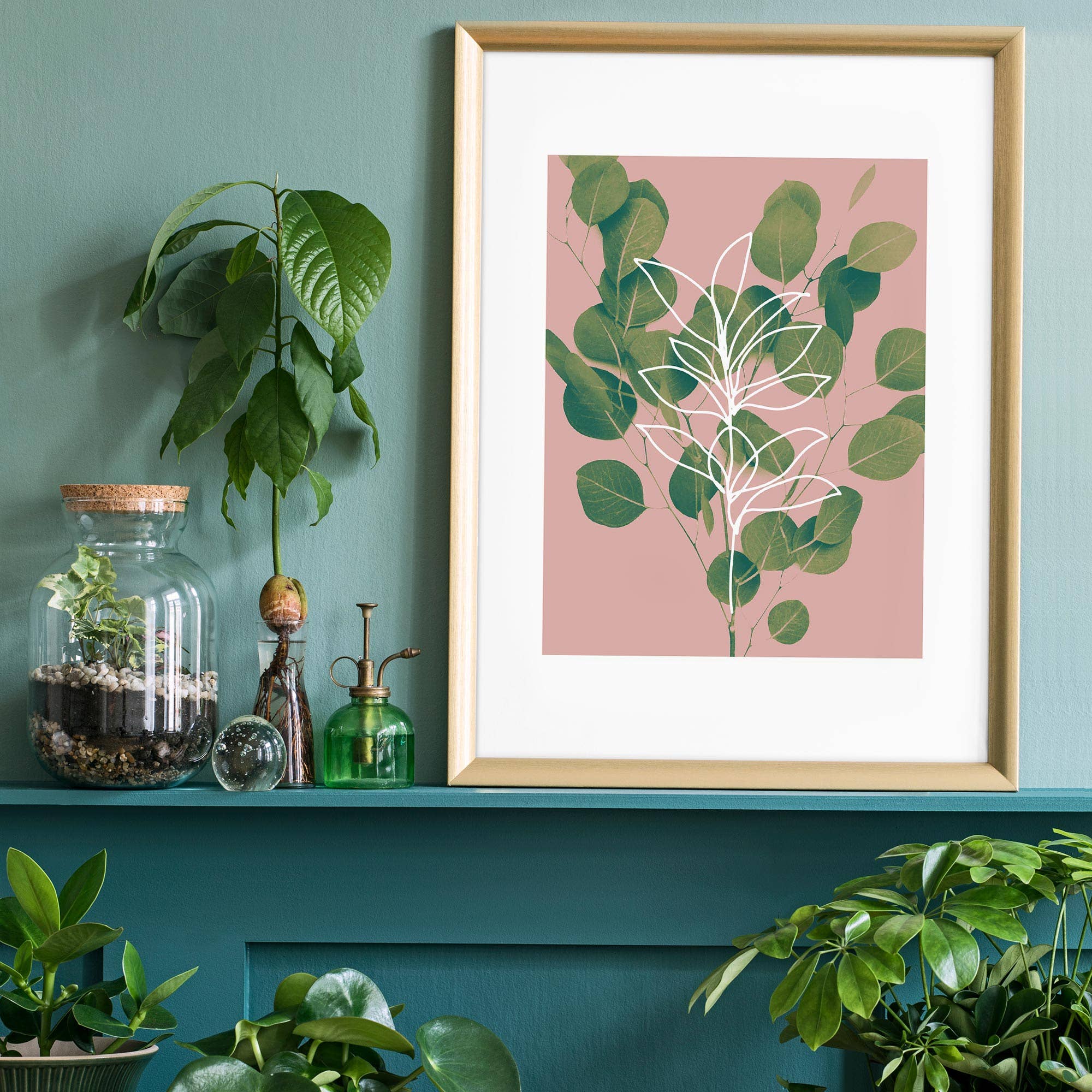 Ink & Drop - Vente Affiche d'art - Eucalyptus Imprimé Minimum3