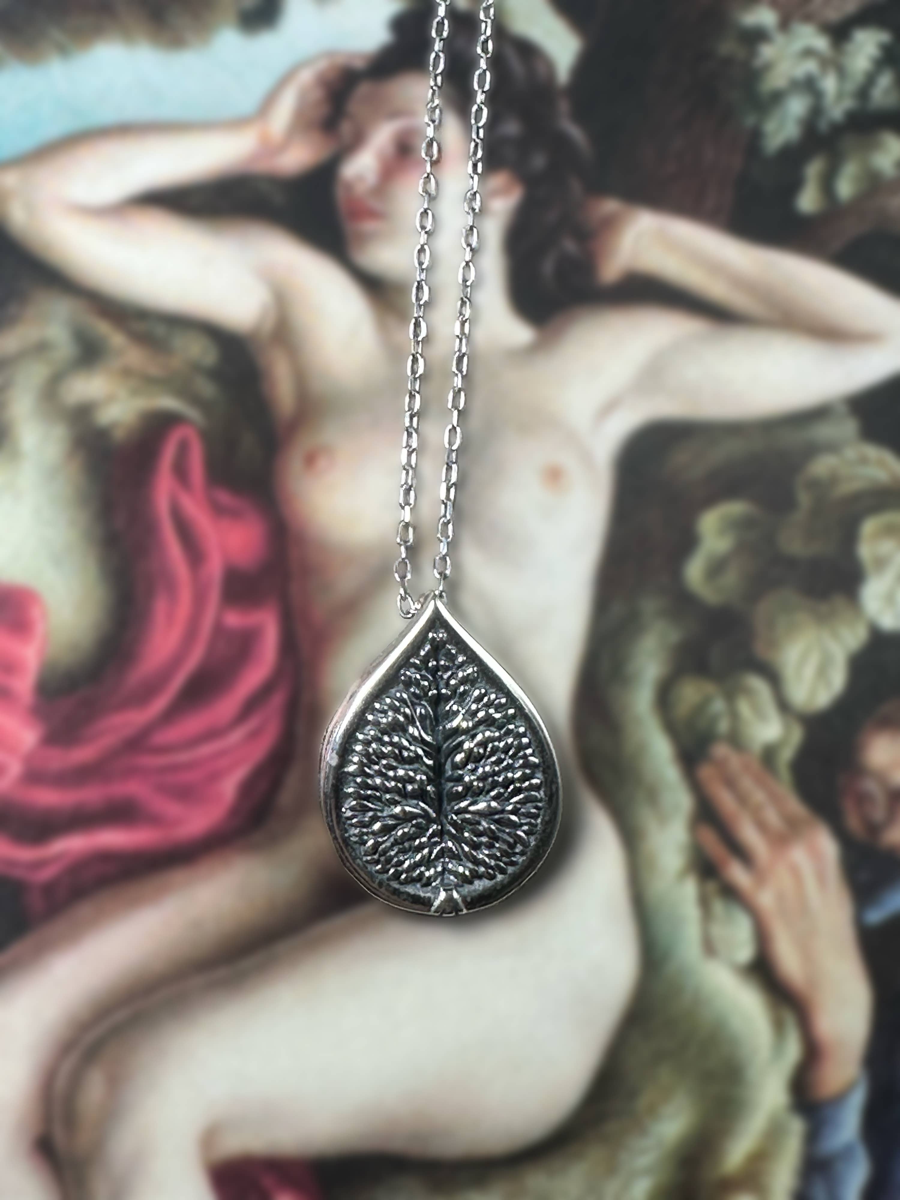 Flesh & Soul - Wholesale Pendant/Charm Necklace - FIG NECKLACE - Dionysian Symbol of HEDONISM and Celebration 10