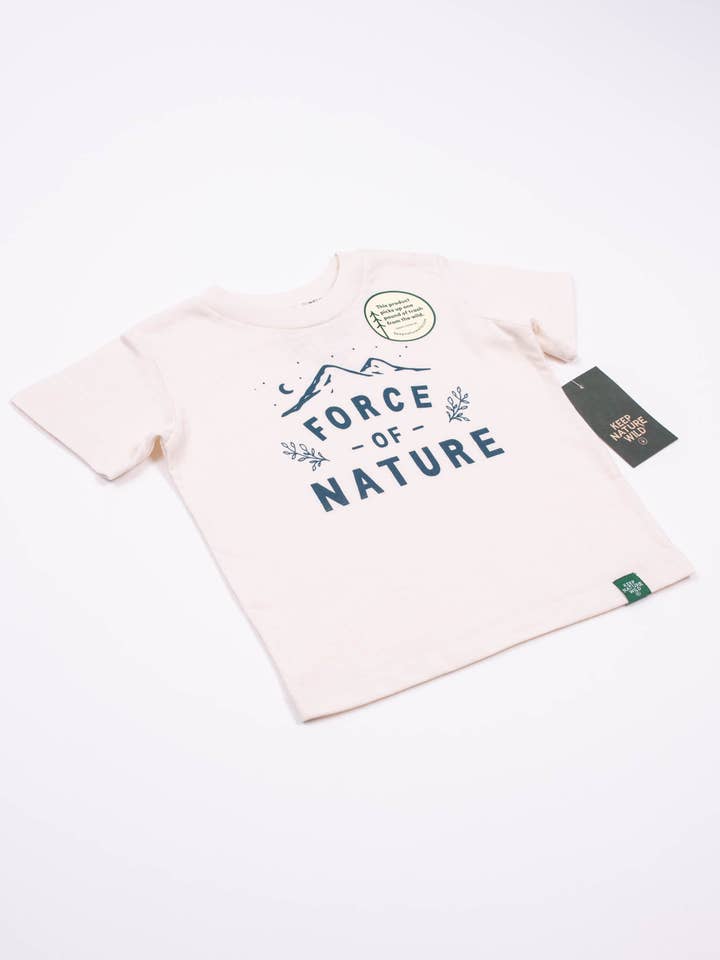 Keep Nature Wild - Wholesale Screen Printed T-Shirt - Kids - Force of Nature Toddler Tee | Natural5