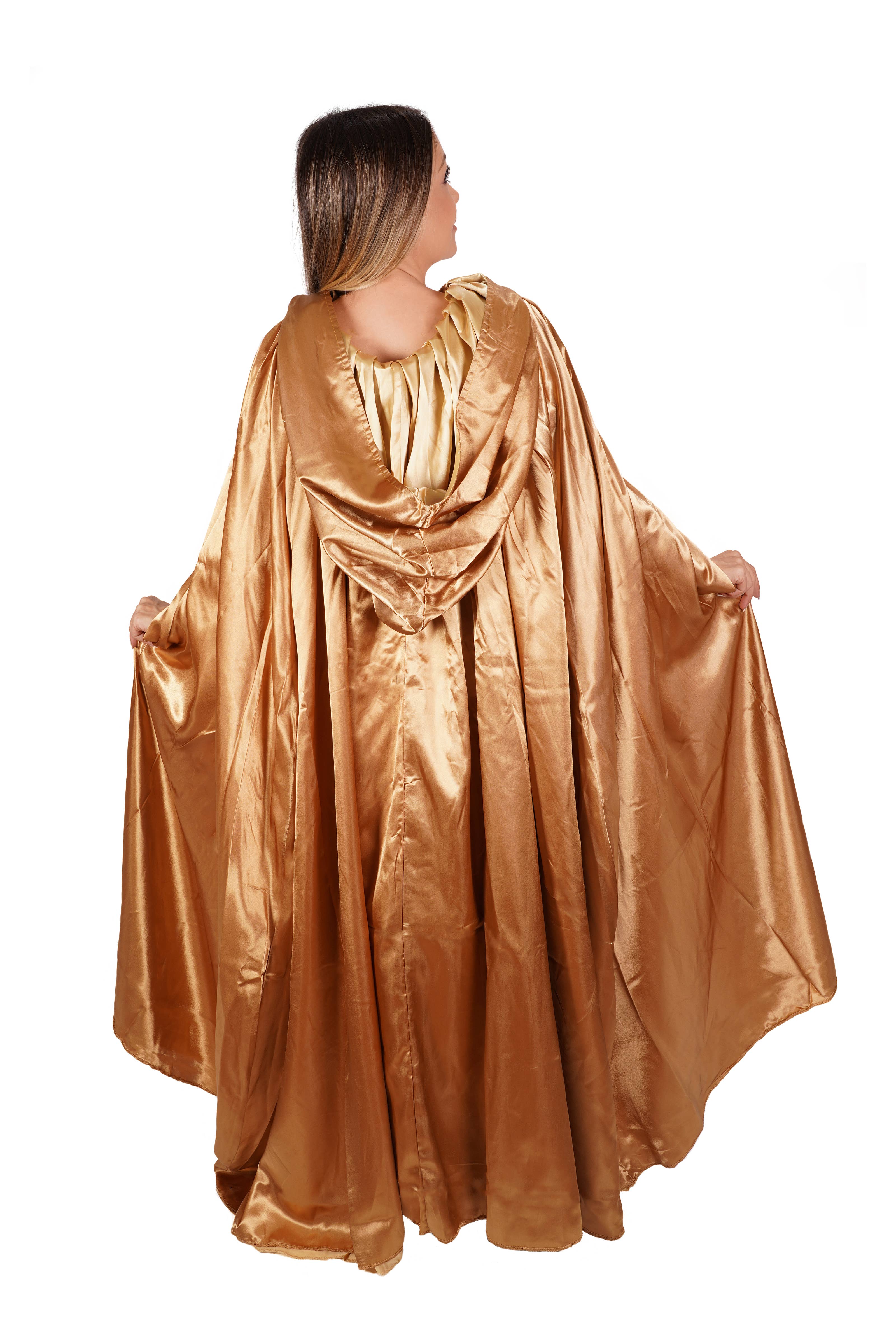 Western Fashion - Wholesale Cape - Women's - 8492 - Reversible Cape / Cloak with hood, Satin,1