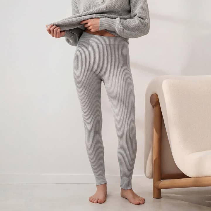 Cottonsilk™ Ribbed Legging for wholesale by LUNYA