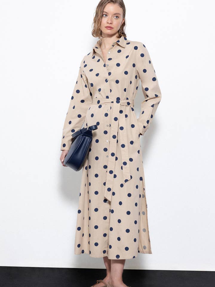 Prikket kjole (405597-188) for engroshandel hos Lanidor