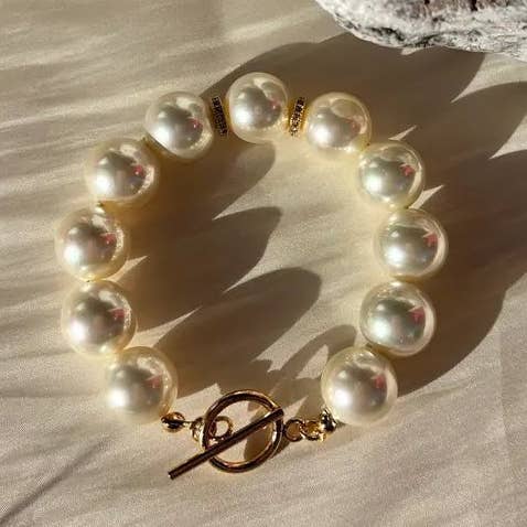 OE! - Wholesale Beaded Bracelet - Majestic Pearl Bracciale0
