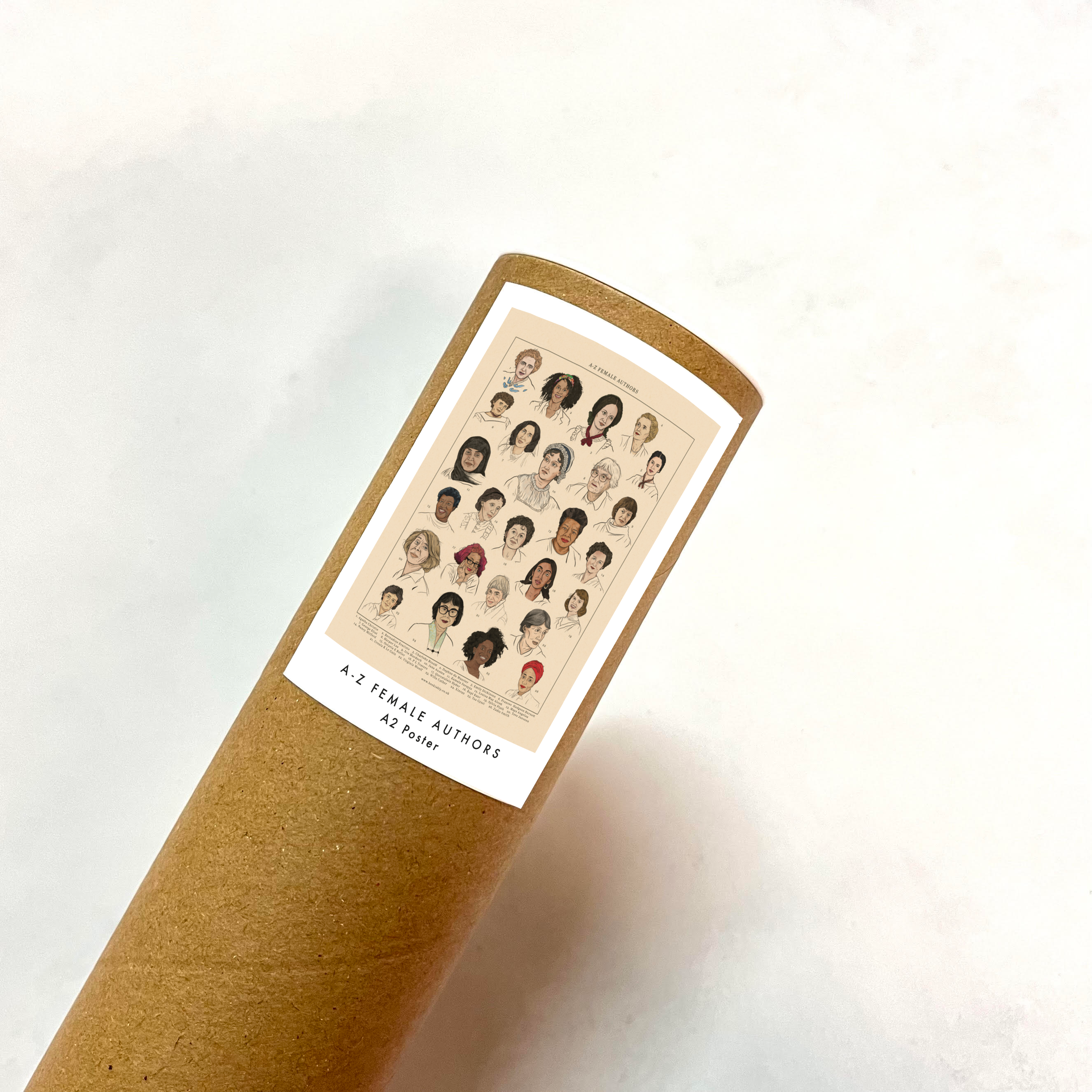 Bookishly (US Duties Paid) – wholesale Poster – A-Z Female Authors Alphabet Book Poster1