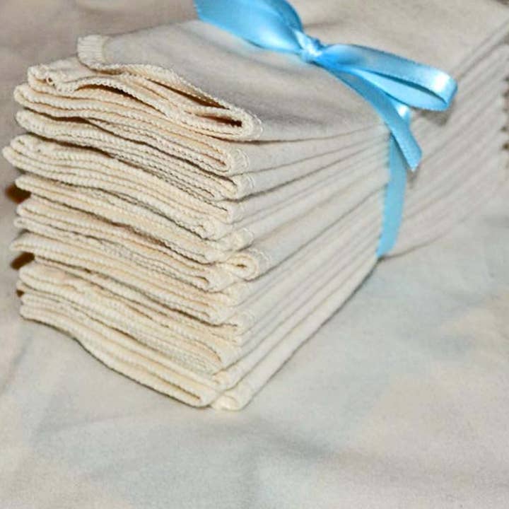 Ginas Soft Cloth Shop - Wholesale Dishcloth - Organic Flannel - 11x12 Paperless Towels 1 Ply3