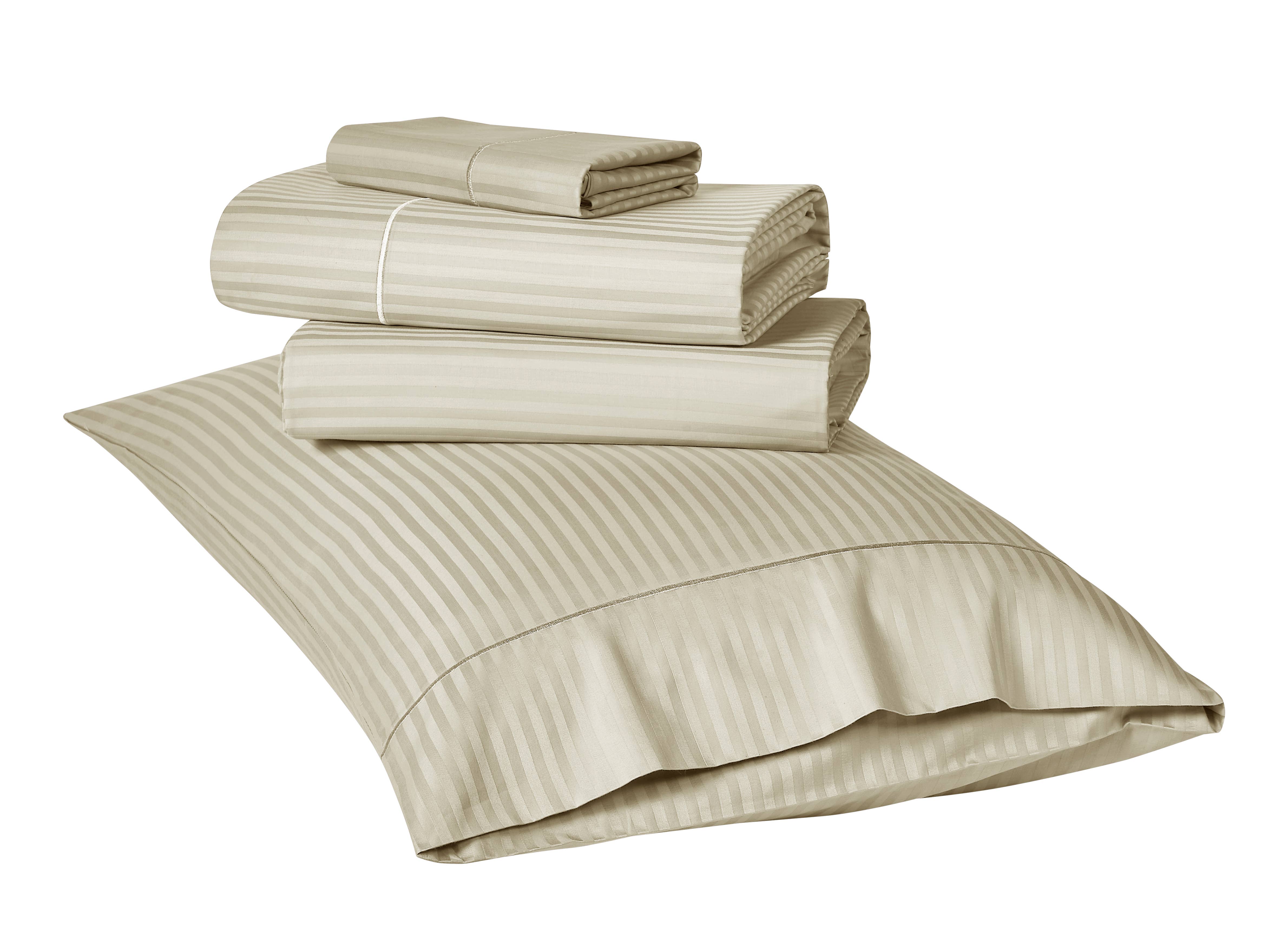 Bed Bath Fashions - Wholesale Sheet Set - Kathy Ireland 500 Thread Count Damask Stripe Sheet Set5