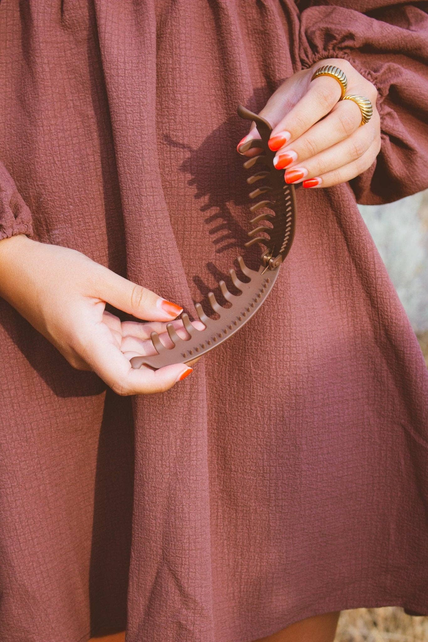 Shop Andi - Wholesale Hair Clip - Women's - Large Banana Claw Clip2