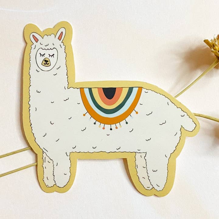 Llama Sticker for wholesale by Rooted Hill