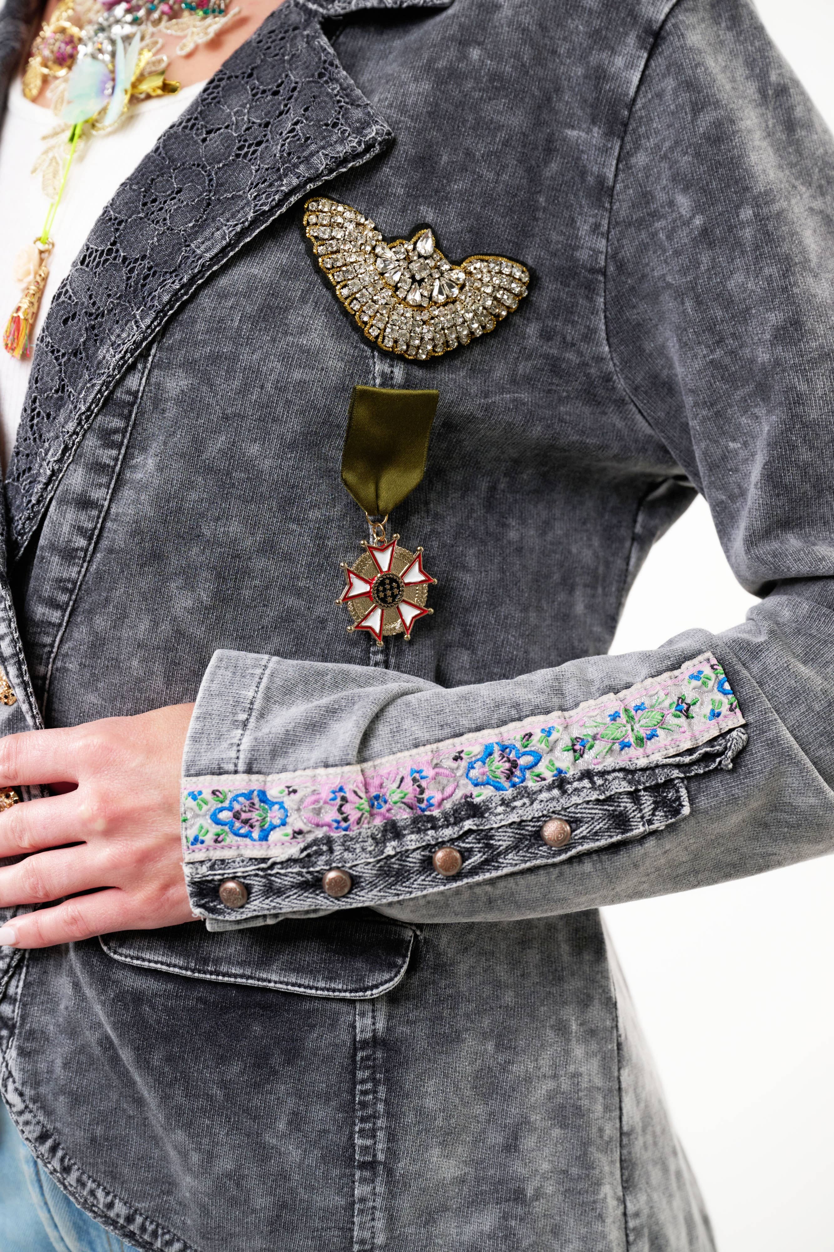 Carbone Giacca in Maglia French Terry da Colonnello - Blazer in vendita all'ingrosso su Faire11