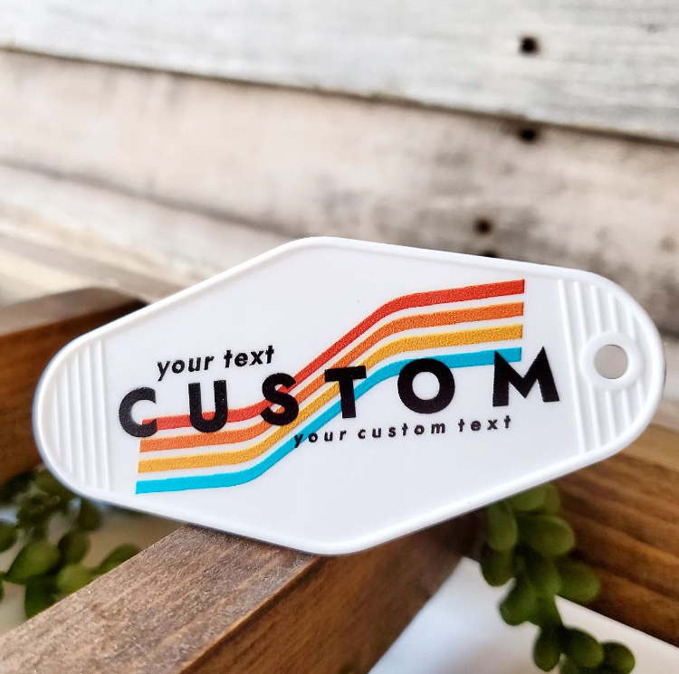 Mad River - Vendita all'ingrosso Portachiavi - Unisex - Portachiavi personalizzabile Retro Rainbow0