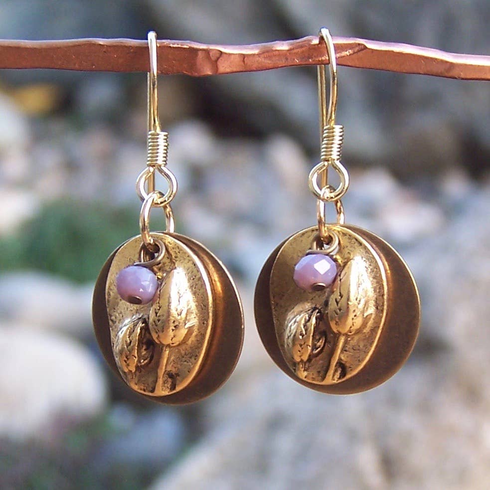 Jo Bird Jewelry - Wholesale Dangle Earrings - Prairie Pod Charm Earrings1