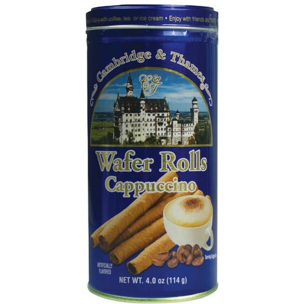 Merchandise Unlimited - Wholesale Cookie - Cambridge & Thames Chocolate Wafer Rolls 4oz3