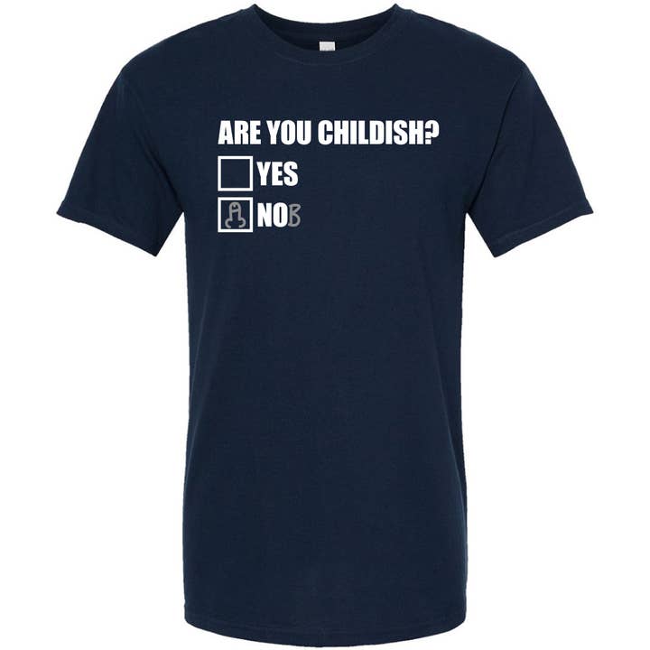 Childish T-Shirt for wholesale by Jailbird Designs