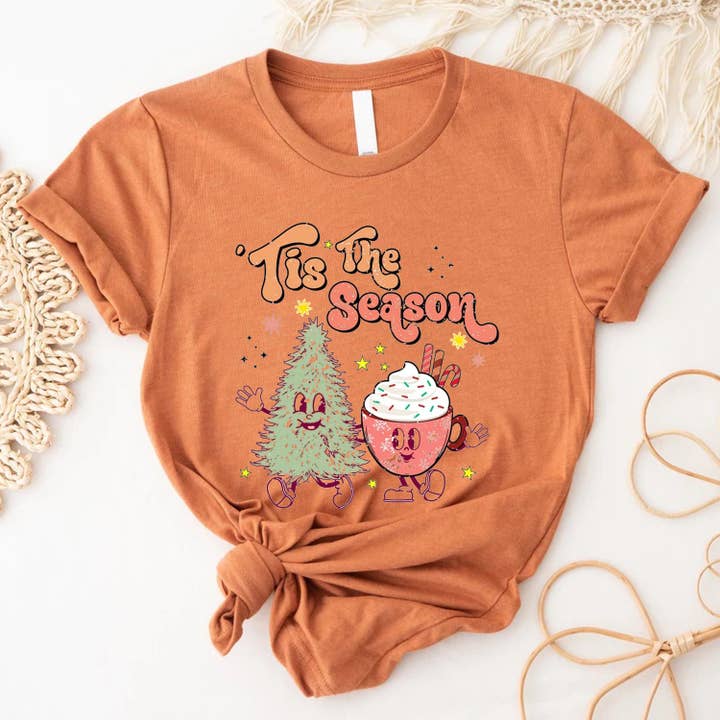 STARCHIS - Wholesale Screen Printed T-Shirt - Women's - Tis the season6