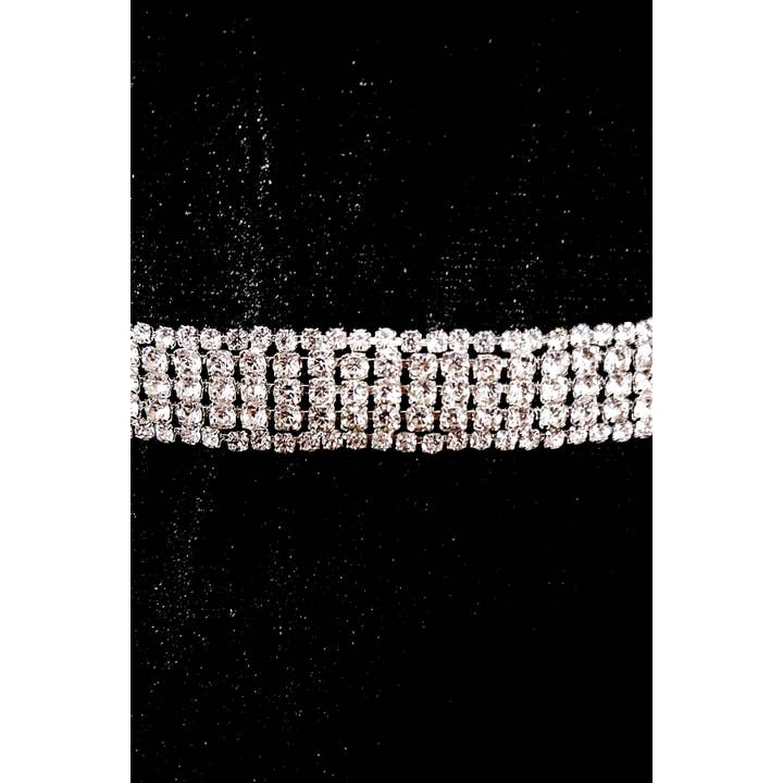 Chicas - Wholesale Belt – Women's - Crystal Jewel Belt With Tie on Sashes BT7079