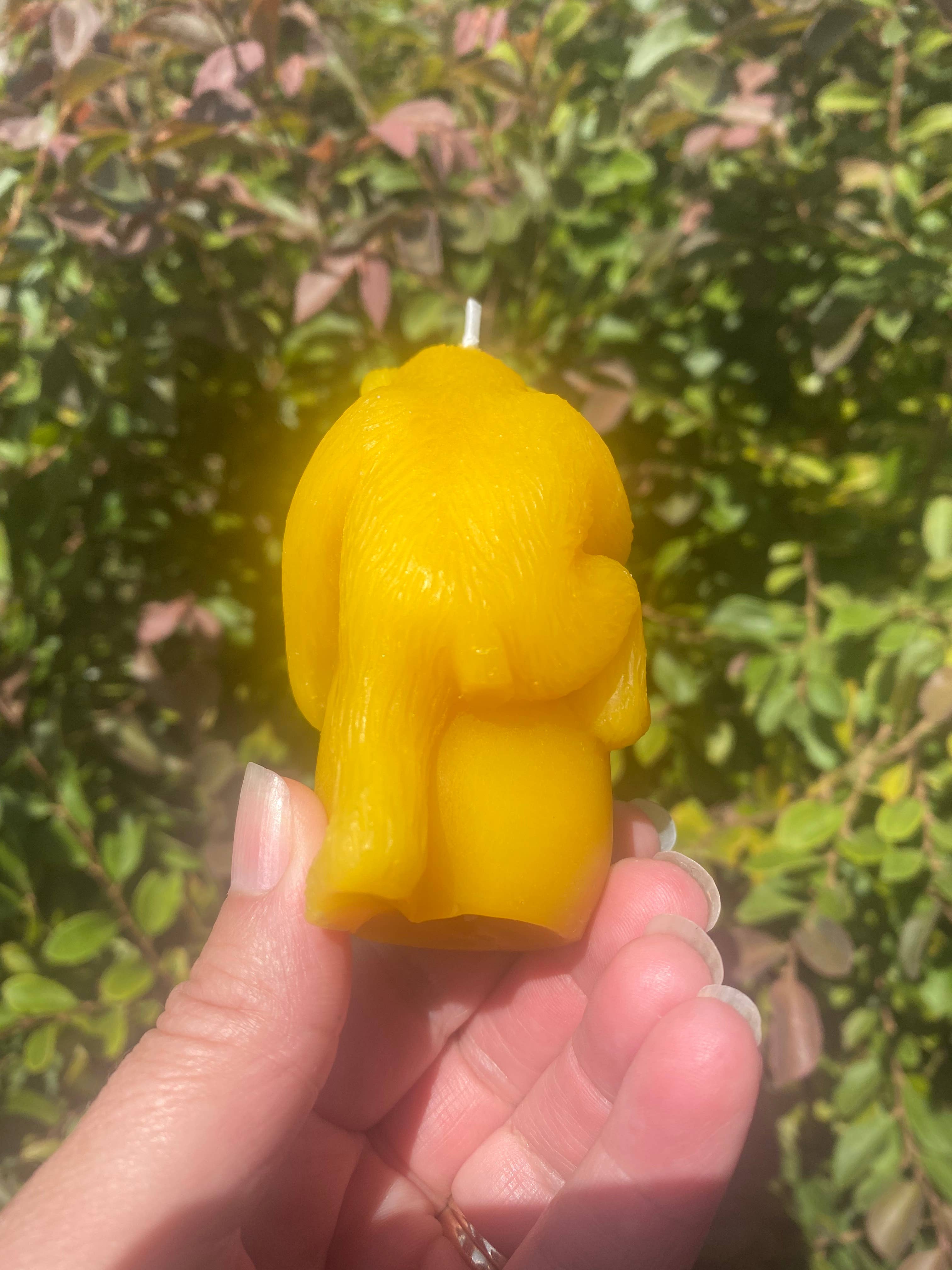 Thy Will Bee Done Apiary - Wholesale Novelty Candle - Beeswax Candle, Beeswax Bear and Honey Pot Candle, Pooh Bear3