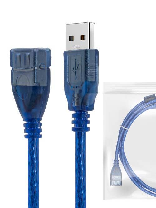 Cable USB macho a USB hembra de 2 m/6 pies para venta al por mayor de Mighty Wireless