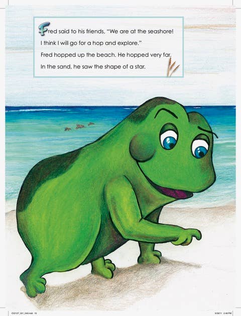 Apple Pie Publishing – wholesale Pre-school book (3–5) – Fred Visits the Coast Children's Book1