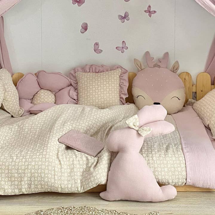 Kids Decorative Butterfly Pillow, Romantic Themed Children's Room for wholesale by Velvet White