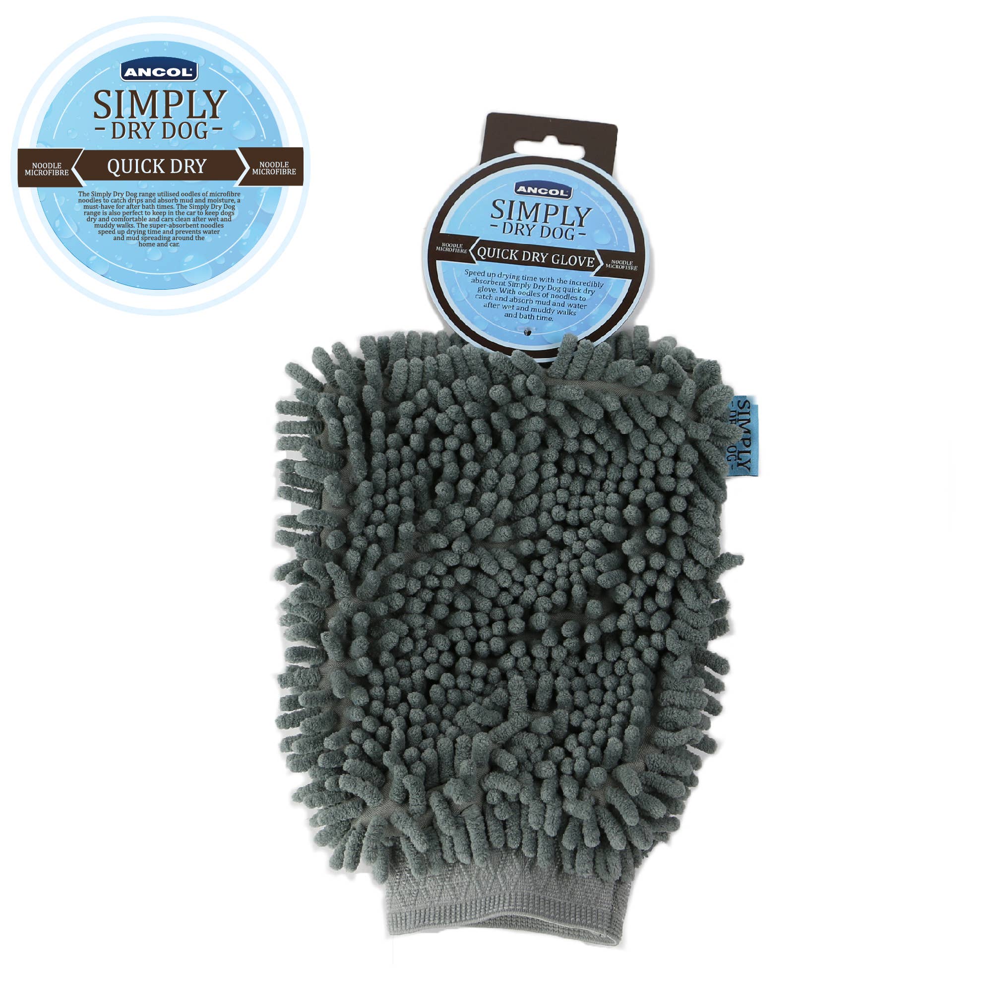 Ancol Pet Products Ltd - Wholesale Pet towel – Cat/dog - Simply Dry Deep Dry Glove0