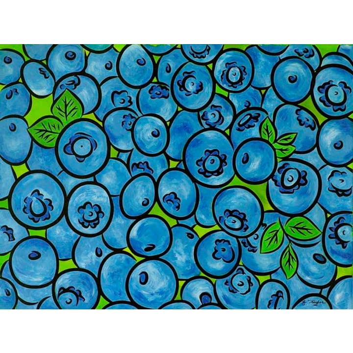 Blueberries Print for wholesale by JOELTRAYLOR (ART)